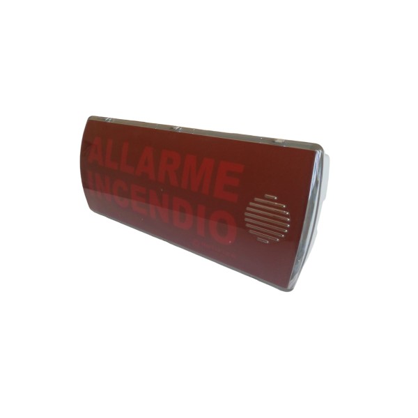 Panneau acoustique-optique Notifier aci296en 24 Vcc IP41C 2,7 W PAN1-EN